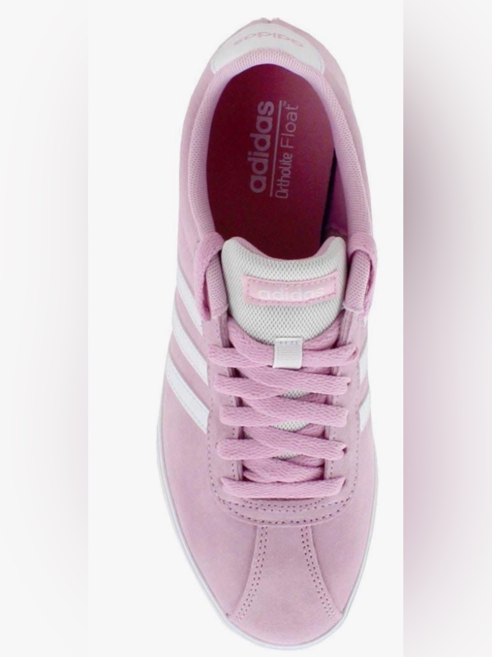 ADIDAS | Courset Pink Suede Low-Top Sneakers | Sz 7.5
